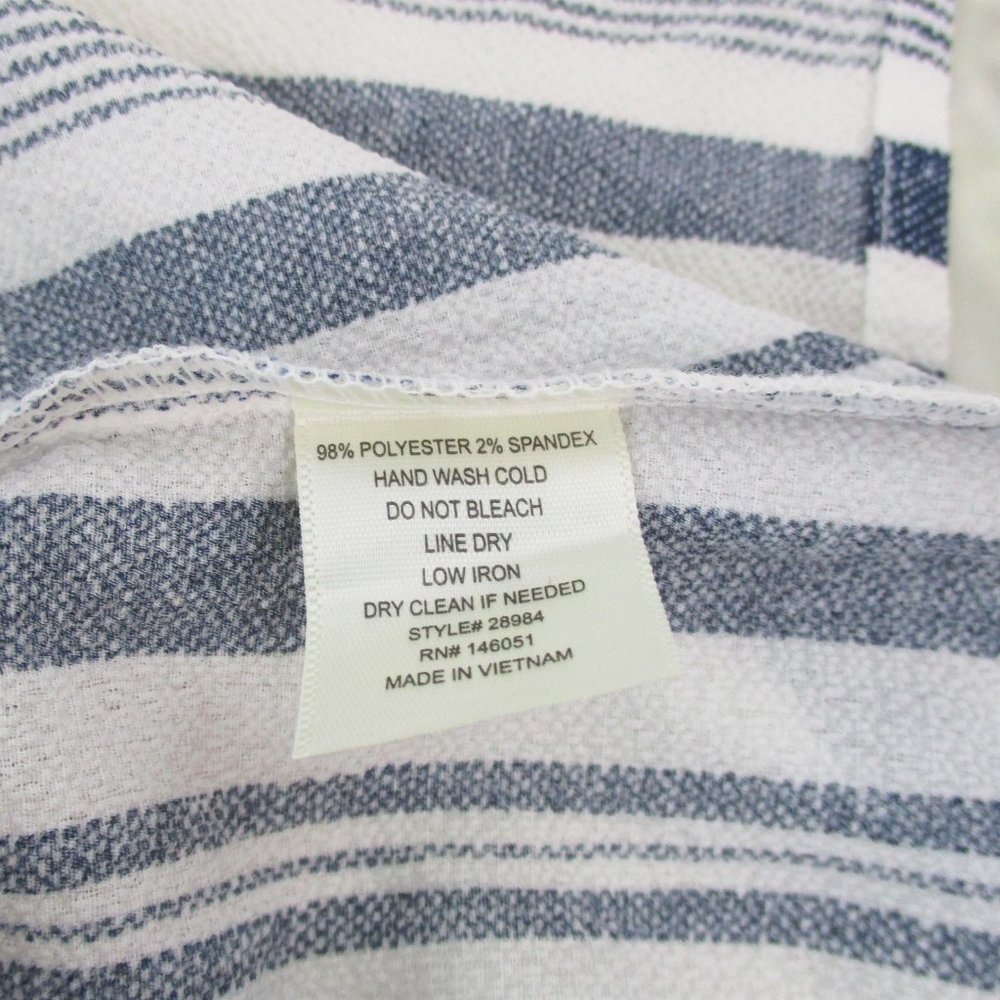 Monteau Vertical Stripe Blouse - Picture 6 of 6